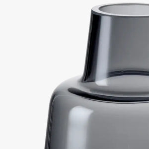 Louise Campbell Mouth-Blown Bud Vase - Smoke