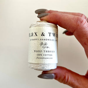 Flax & Twine 4-ply Cotton Warp Thread Mini