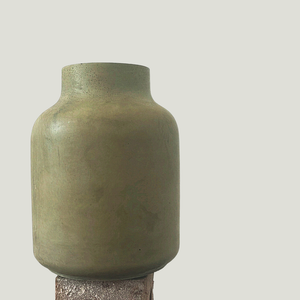 My Terracotta Home Rhema Concrete Vase Olive