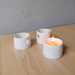 Grandmont Street Porcelain Votive Holder