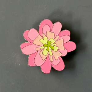 Dahlia Enamel Pin