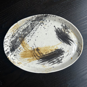 Monsoon Pottery Large Oval Platter