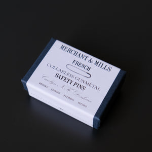 Merchant & Mills Gun Metal French Safety Pins