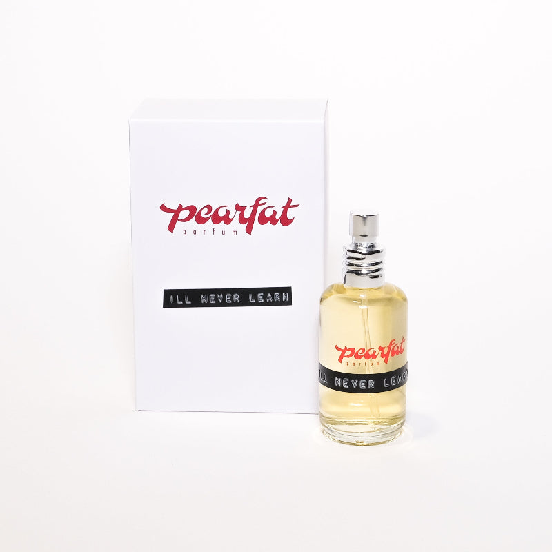 Pearfat Parfum perfume bottle on a white background