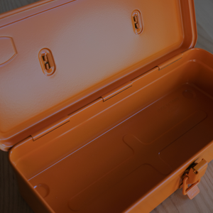 Toyo T-320 Steel Toolbox Orange