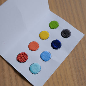 Beam Paints 8 Color Travel Card