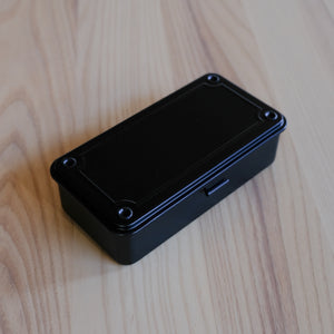 Toyo T-190 Steel Stackable Storage Box Black