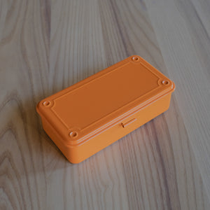 Toyo T-190 Steel Stackable Storage Box Orange